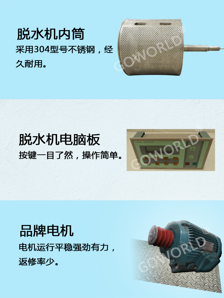 25-50公斤固定式洗脫機特點(diǎn)